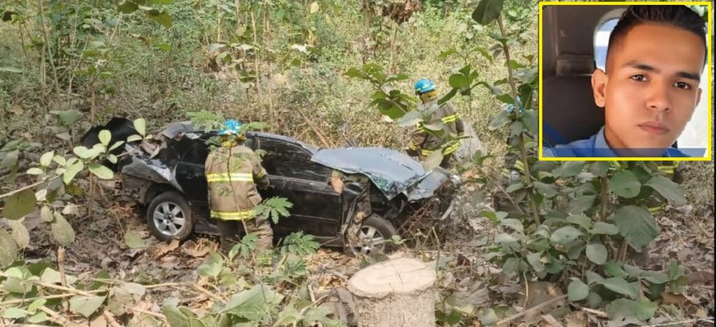 Identifican a joven conductor que perdió la vida este viernes en aparatoso accidente en San Miguel