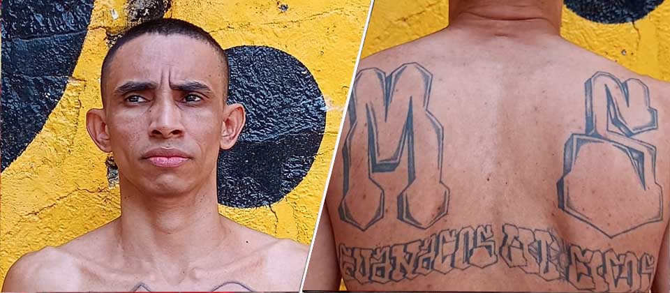 Recapturan a pandillero que cumplió su condena y pasará varias décadas en el CECOT