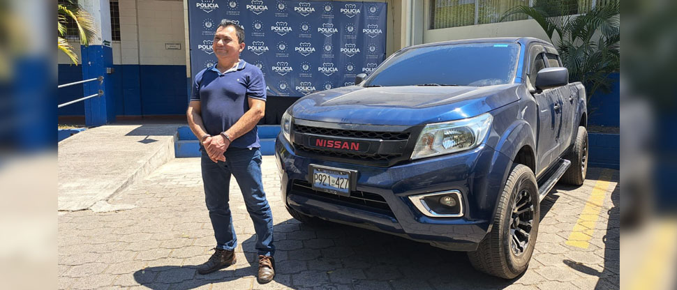Capturan a pandillero que, a bordo de un pick up y con gorro pasamontañas, intimaba a personas en Soyapango