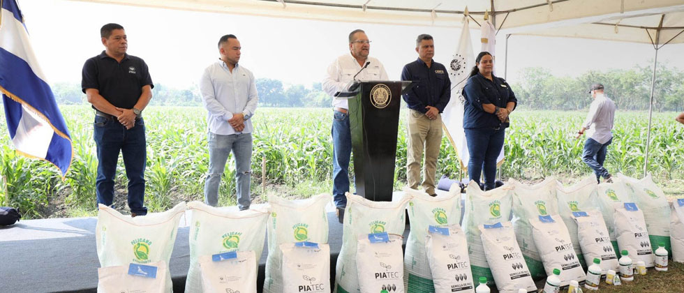 Más de 500 mil agricultores salvadoreños serán beneficiados con paquetes agrícolas 