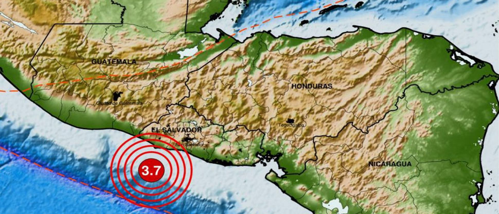 Sismo sacude al país este domingo 