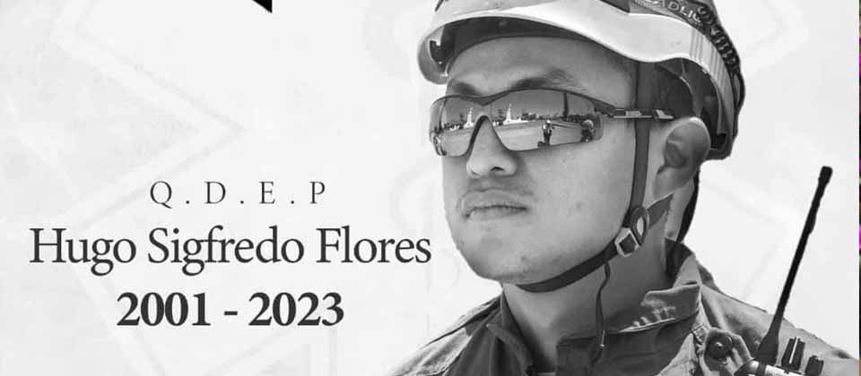 El era Sigfrido, socorrista que falleció en accidente de tránsito