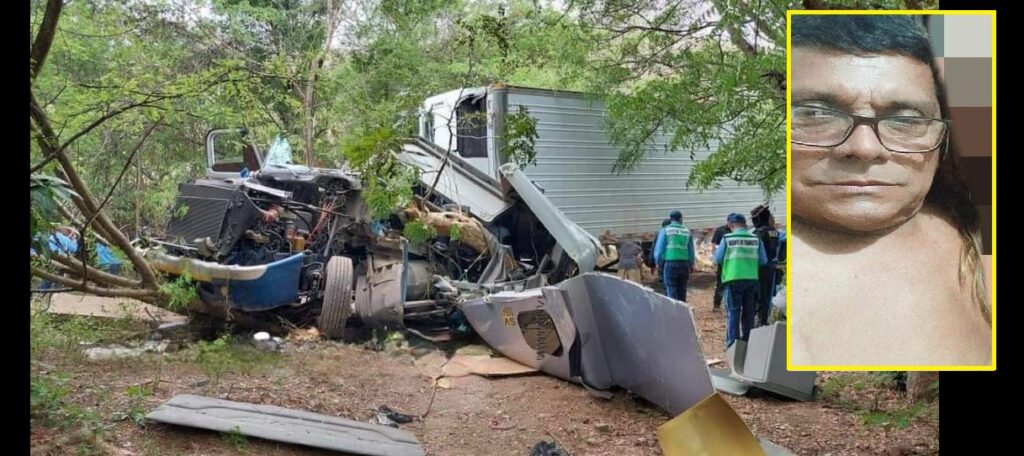 Conductor salvadoreño pierde la vida en fuerte accidente en Nicaragua