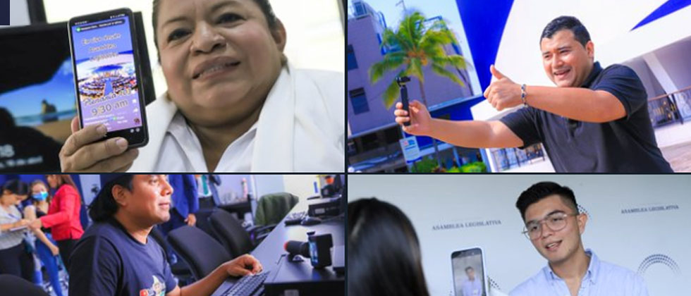 YouTubers atienden el llamado y llegan a la Asamblea Legislativa para dar cobertura informativa 