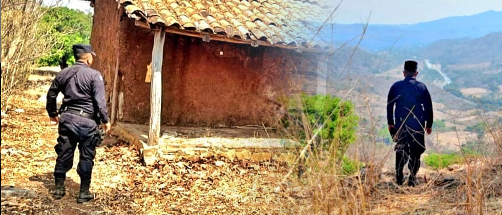 Agentes patrullan zonas rurales para dar seguridad y evitar que pandilleros se refugien allí 
