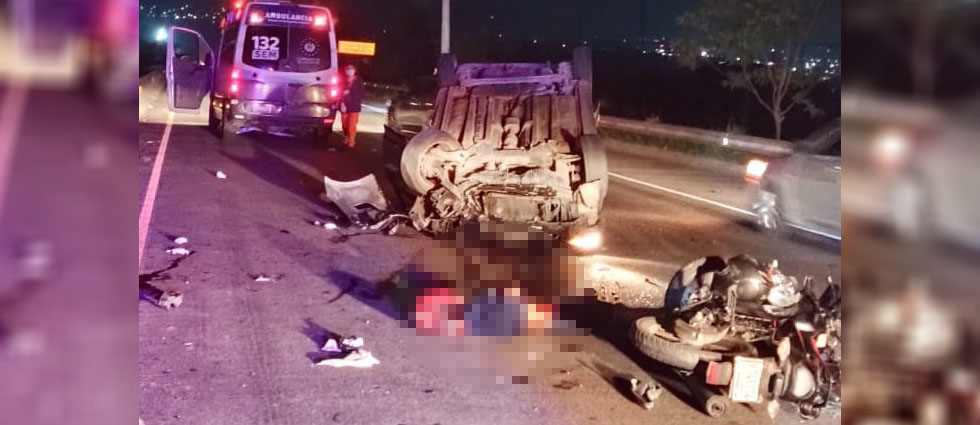 Hombre muere tras fuerte accidente de tránsito sobre el bulevar Constitución