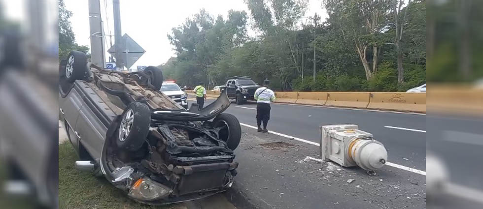 Reportan fuerte accidente de tránsito sobre la avenida Jerusalén