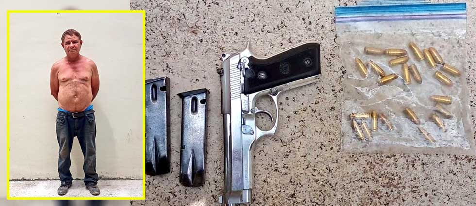 Militares detienen a hombre buscado por homicidio y que circulaba armado