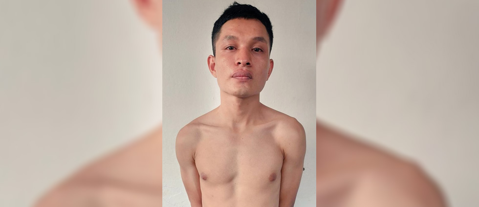 Arrestan a gatillero del Barrio 18 que en su cabeza pretendía ocultar los tatuajes de la estructura