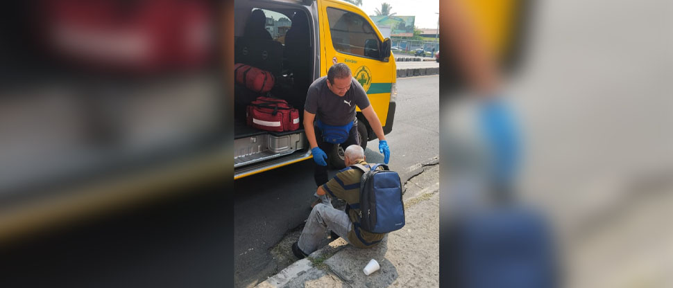 Motociclista atropella a abuelito en la Alameda Juan Pablo II y huye con rumbo desconocido