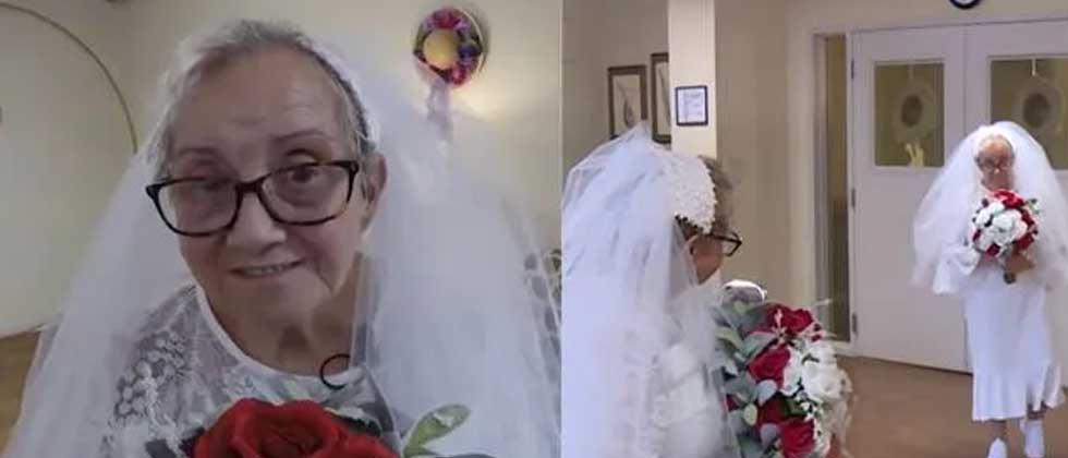 Abuelita decide casarse consigo misma tras cumplir cuarenta años soltera
