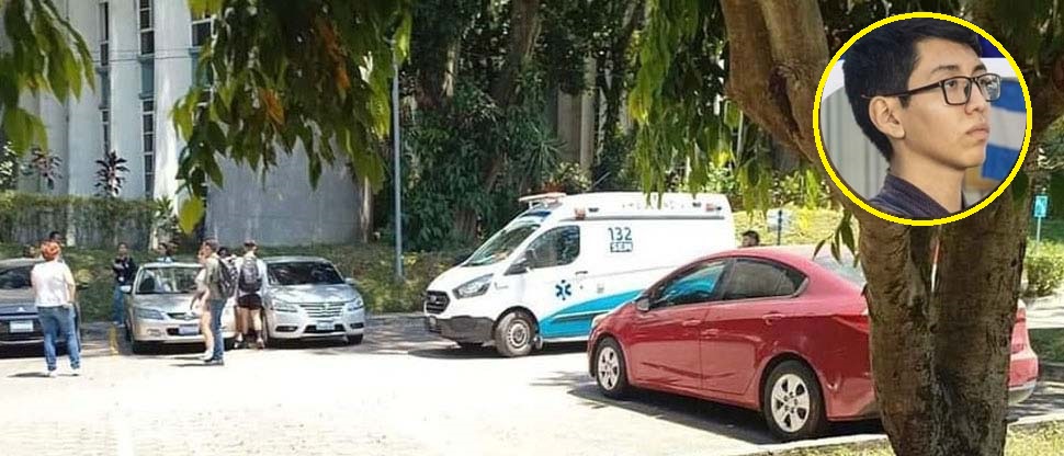 El era Luis Daniel, estudiante de la UCA que falleció tras caer desde un edificio