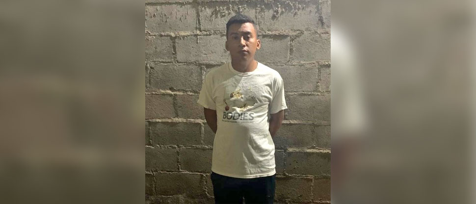 Capturan en la zona rural de Moncagua a pandillero que intentó huir del régimen de excepción