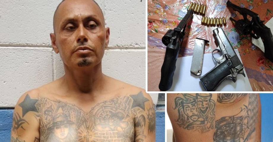 Armado hasta los dientes, así capturaron a pandillero MS en San Miguel