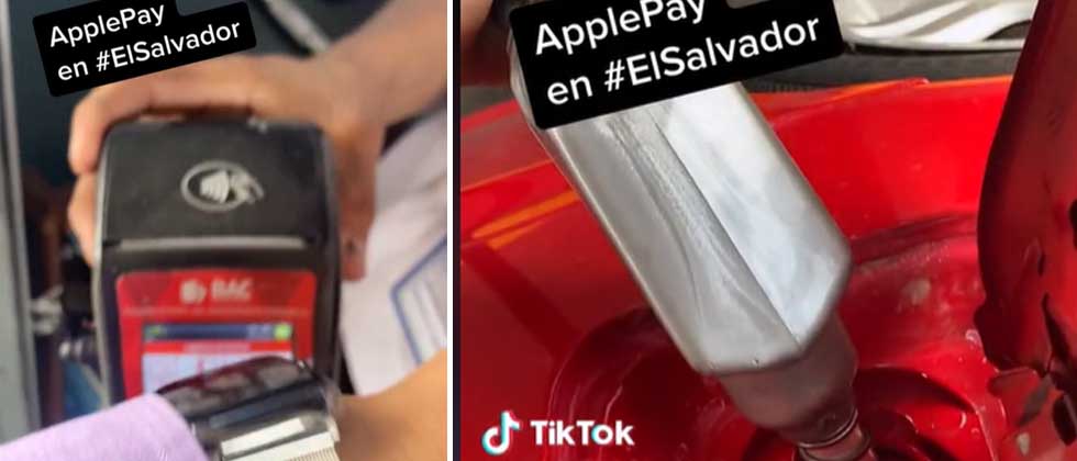 Salvadoreños realizan sus primeras compras con Apple Pay