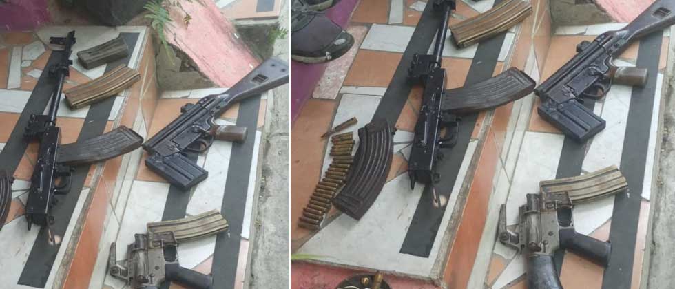 Ubican cargamento de grueso calibre al interior de una vivienda en Altavista