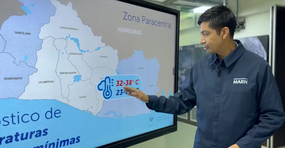 Continuará el clima cálido para este jueves indica MARN