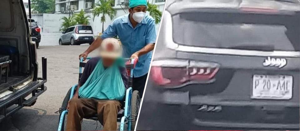 Viralizan la placa de un conductor que atropelló  a un hombre de 79 años