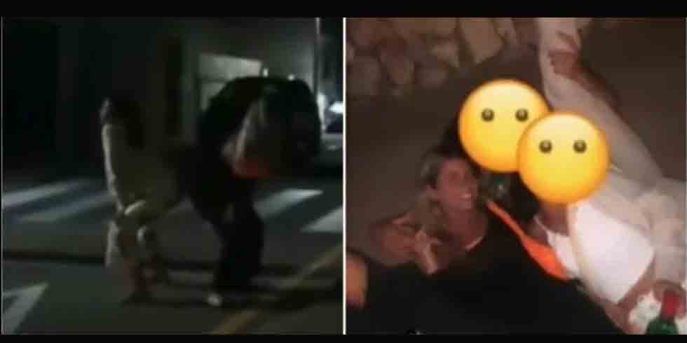 Novia de Gerard Piqué fue captada en estado de ebriedad