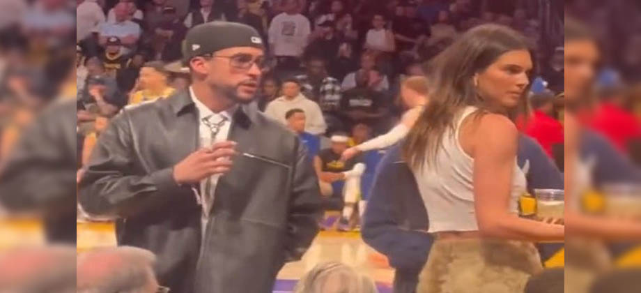 Fanáticos se solidarizan con Bad Bunny tras ser ignorado por Kendall Jenner en juego de la NBA