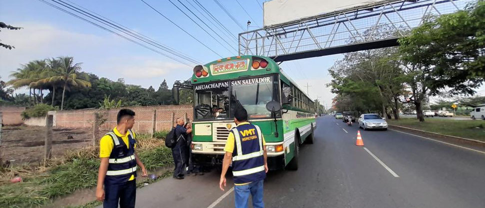 Continúan controles al transporte público para verificar cumplimiento de la normativa de tránsito