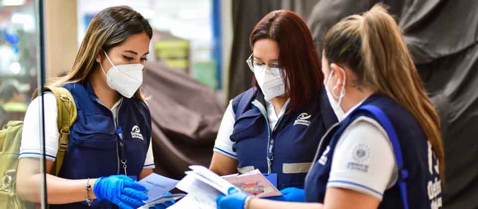 Defensoría del Consumidor supervisa precios en centros comerciales en el occidente del país