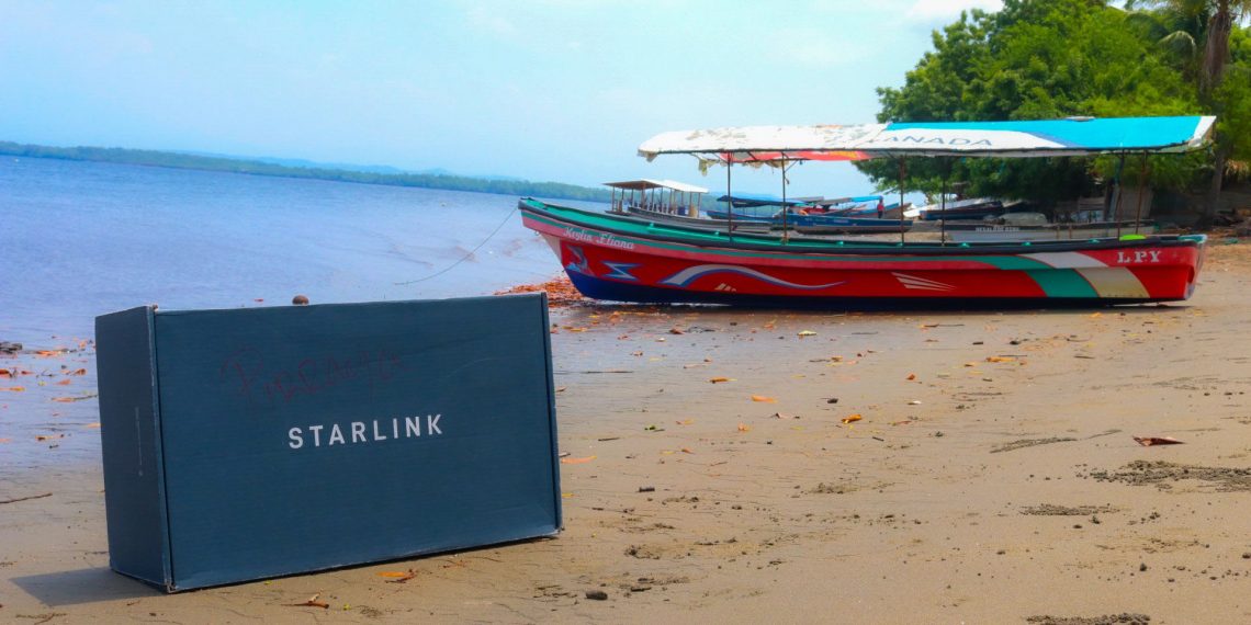 Instalan Starlink en isla La Pirraya, Usulután