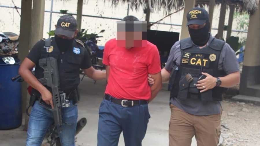 Capturan a pandillero salvadoreño que se escondía en Petén, Guatemala