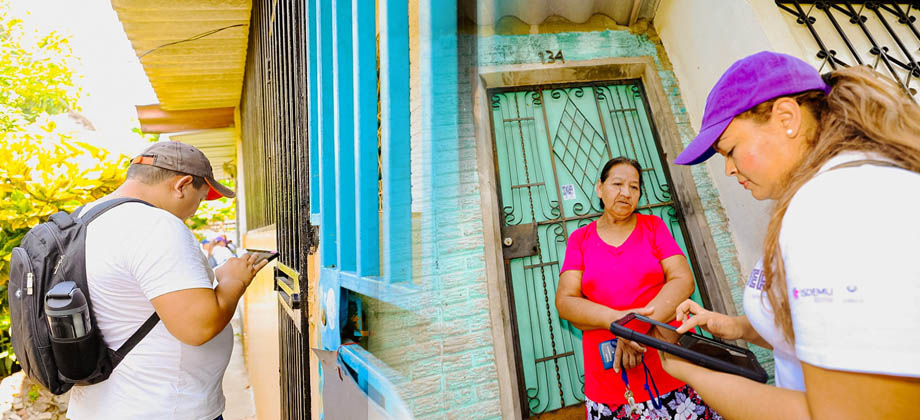 CONAPINA realiza censo comunitario en las Margaritas, Soyapango