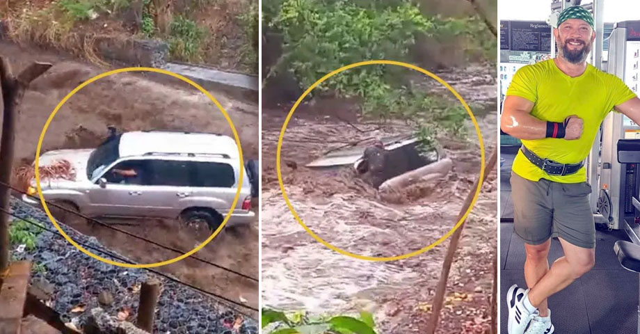 Hombre muere al ser arrastrado en su camioneta por una fuerte corriente en Nicaragua