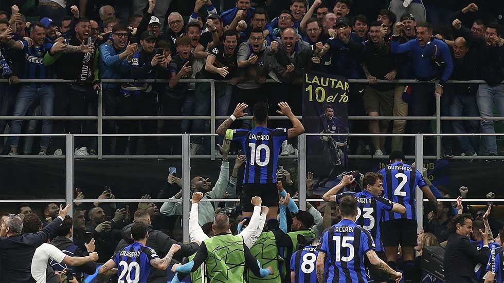 El Inter de Milán es el primer finalista de la Champions League