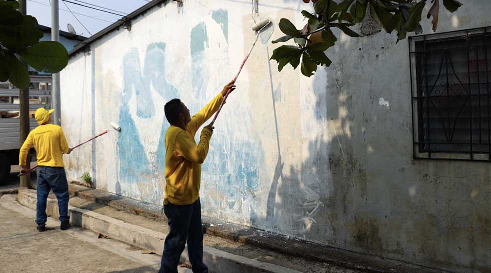 Borrado de grafitis continúa a nivel nacional  