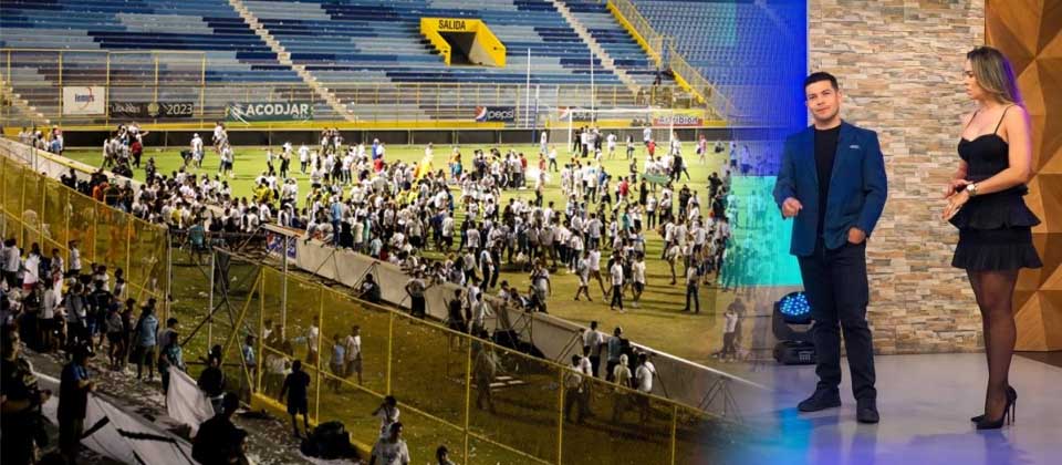 Critican a Luciana Sandoval por llegar «fashion» a programa matutino para solidarizarse en tragedia en estadio Cuscatlán