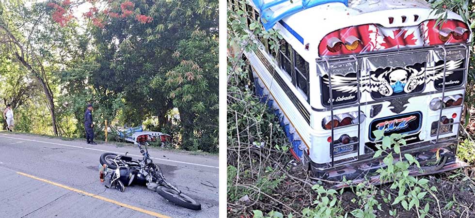 Motociclista fallece tras impactar contra un bus en Santa Ana 