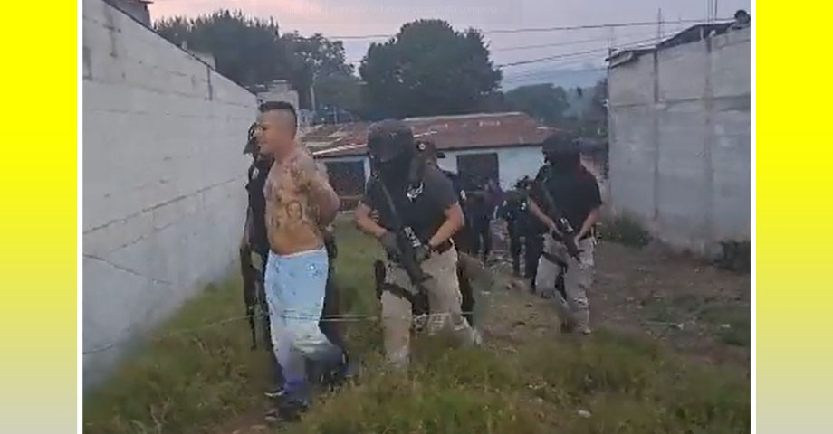 Pandillero salvadoreño que estaba organizando clicas en Guatemala es capturado  