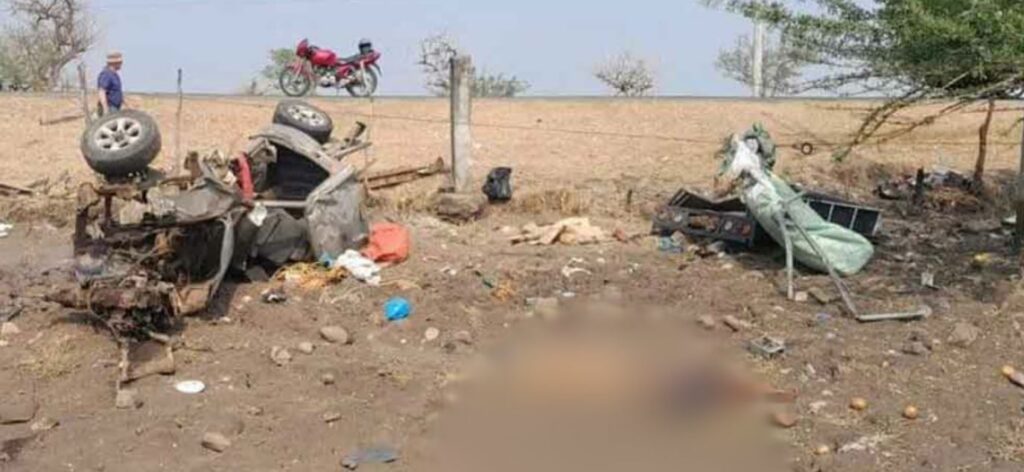 Dos personas salen catapultadas tras fuerte accidente en La Unión