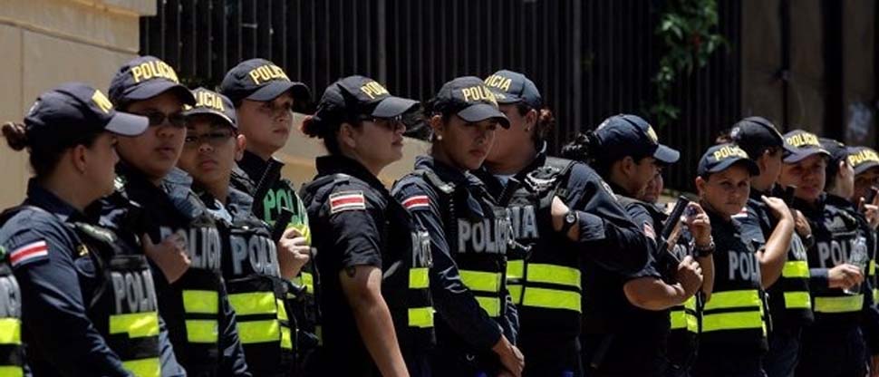 Policía de Costa Rica denuncia malas condiciones en equipo de trabajo