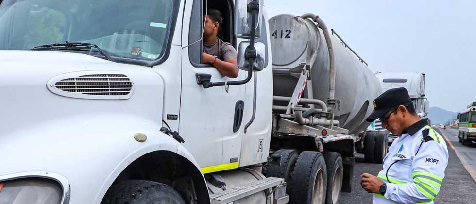 Verifican restricción de circulación para el transporte de carga