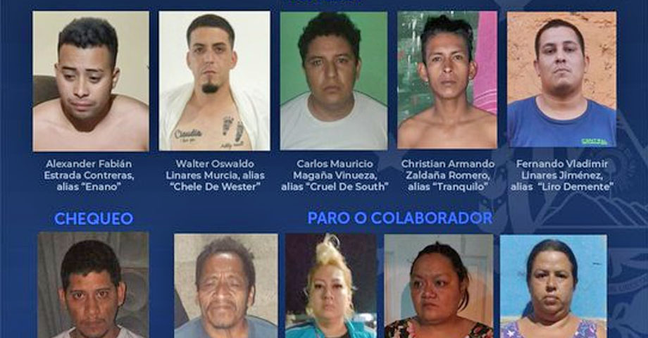 Ofensiva contra las pandillas permite la captura de varios terroristas de la MS