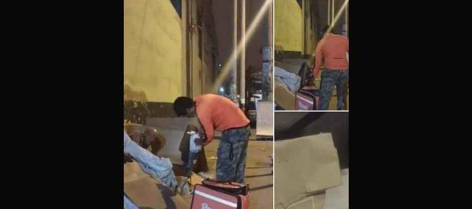 Repartidor regala pedido a ancianito que vive en la calle tras cancelarle cliente