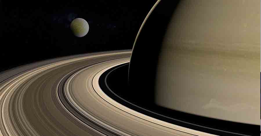 Los anillos de Saturno se habrían formado cuando los dinosaurios aún existían