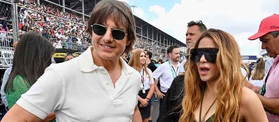 Foto de beso entre Shakira y Tom Cruise podría comprarse hasta un millón de dólares