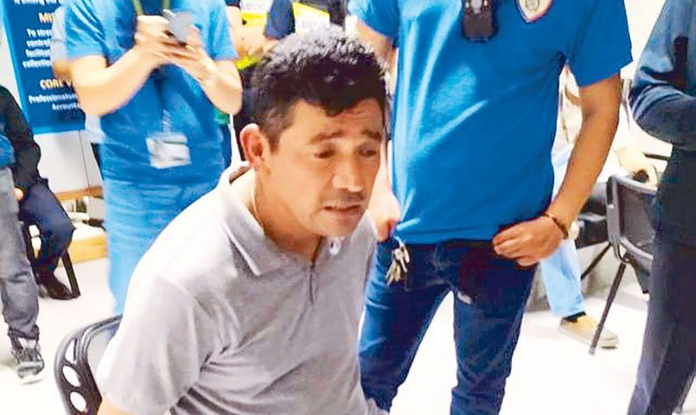 Salvadoreño es detenido en aeropuerto de Filipinas con más de $200 mil en cocaína