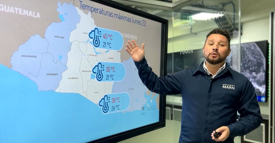 Continuará clima cálido con temperaturas de hasta 40 grados indica MARN