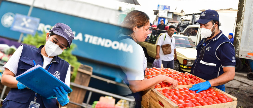 Defensoría del Consumidor inspecciona precios de y frutas verduras en mercado La Tiendona