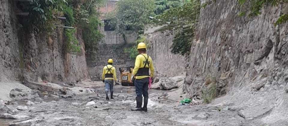 Ministerio de Obras Públicas realiza trabajos de mitigación a pocos días de iniciar las lluvias