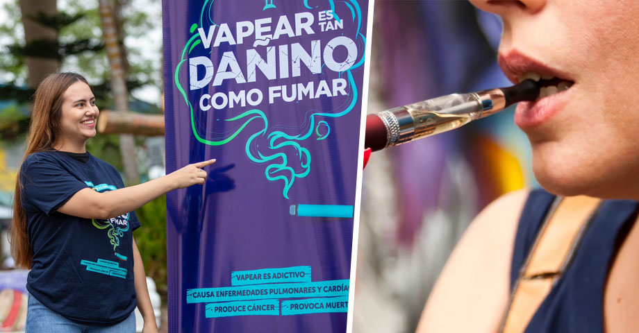 Lanzan campaña contra el consumo de cigarrillos electrónicos