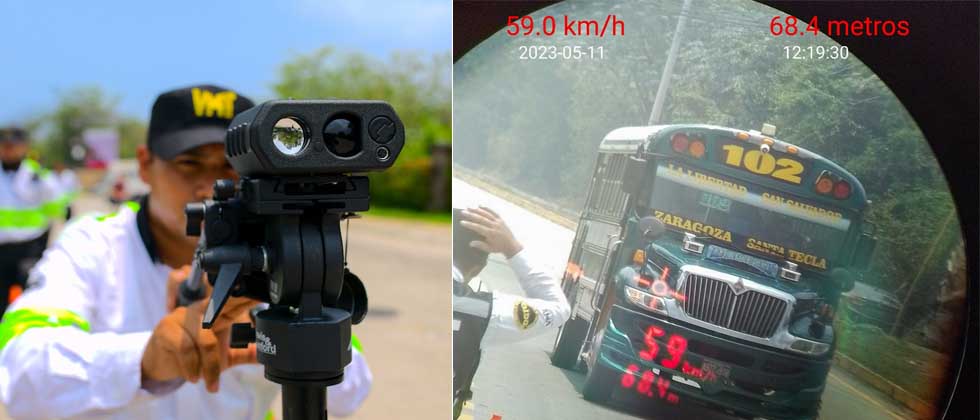 Realizan pruebas de los nuevos dispositivos de control de velocidad 
