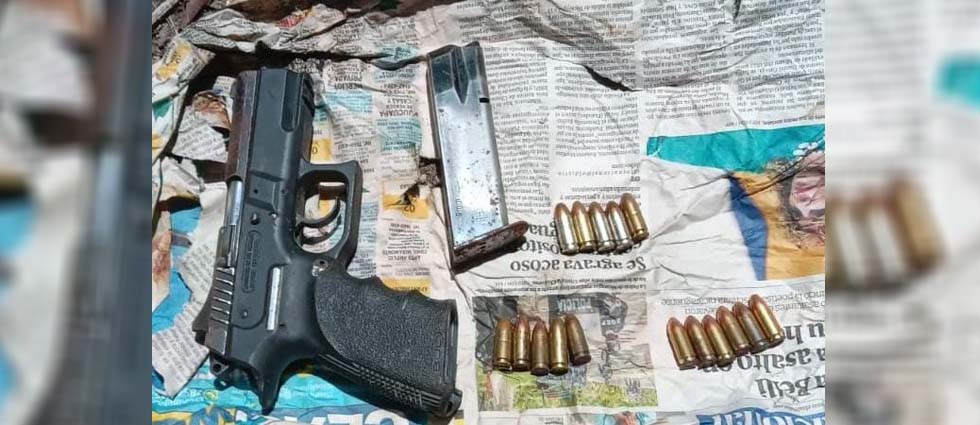 Hallan arma de fuego abandonada en Ilopango