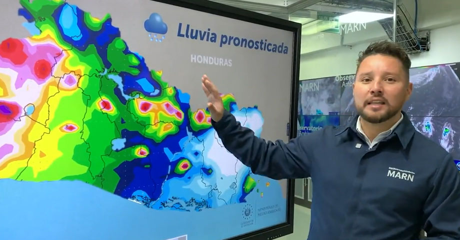 Cielos nublados y lluvias a partir del mediodía se esperan este miércoles, según MARN